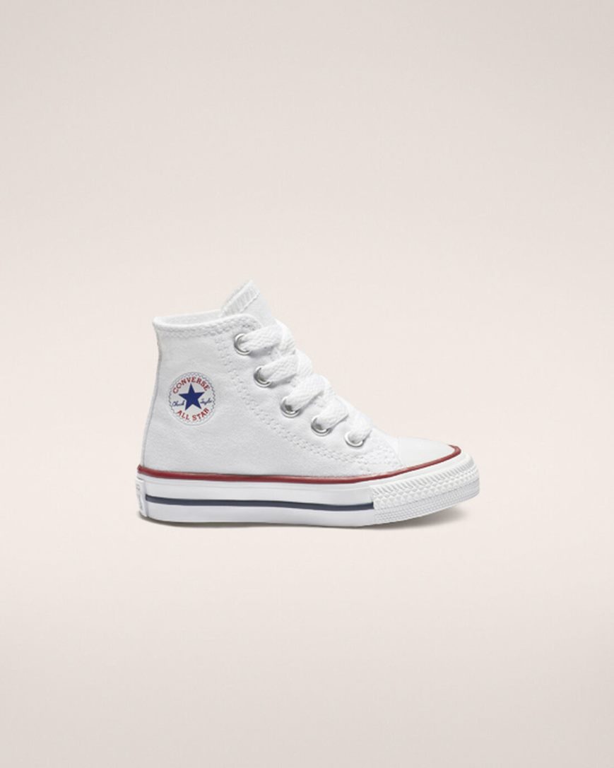 Tenisky Vysoke Converse Chuck Taylor All Star Klasické Chlapcenske Biele | SK BZKXS2